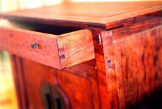 Bedroom Set With Nightstands In Cherry 4 small