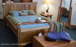Custom Bed In Butternut 2 small