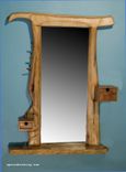 Live-Edge Sculpted Wall Mirrors 4 small