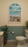 Bathroom Faux Window Mural 6 small