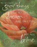 Poppy Flower Inspirational Painting On Canvas 1 small