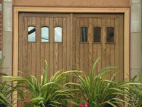 Mission Style Double Entry Doors 1 small
