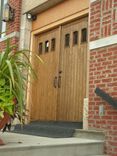 Mission Style Double Entry Doors 2 small