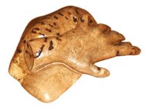 Helping Hand, Oak Burl Sculpture 3 small