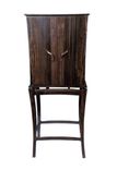 Japanese Inspired Sculpted Standing Floating Cigar Humidor Cabinet 1 small
