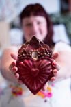 Ornate Ceramic Heart 1 small