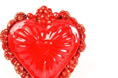 Ornate Ceramic Heart 3 small