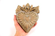 Ornate Ceramic Heart 5 small