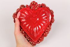 Ornate Ceramic Heart 6 small