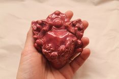 One Small Ornate Ceramic Heart 3 small