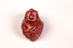 One Small Ornate Ceramic Heart 8 small