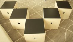Living Room Cube Tables 2 small