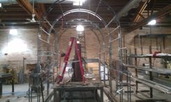 Steel Garden Trellis- Private Residence Winnetka, Il 2 small