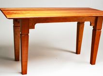 Contemporary Solid Cherry Coffee Table 1 small