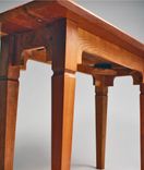 Contemporary Solid Cherry Coffee Table 3 small