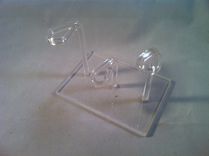 Triple Fly Rod Lure Display Stand 2 small