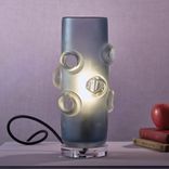 Hand Blown Art Glass Contemporary Sculptural Table Lamp 6 small