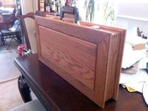 Red Oak Hardwood Briefcase 1 small