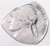 Coin Guitar Picks-Silver 3 small