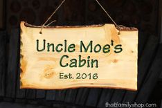 Engraved Sign On A Rustic Slab Of Natural Wood 3 small