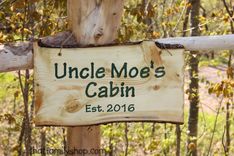 Engraved Sign On A Rustic Slab Of Natural Wood 1 small
