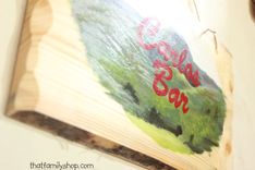 Custom Painted Sign On A Rustic Slab 3 small