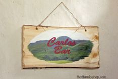 Custom Painted Sign On A Rustic Slab 2 small