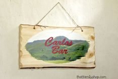 Custom Painted Sign On A Rustic Slab 5 small