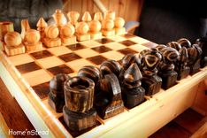 Wooden Chess Set 6 small