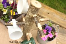 Kitchen Organizer Rustic Coffee/Tea Cup Tree 4 small