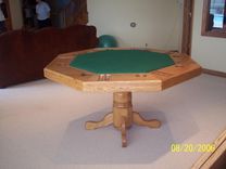 Oak Poker Table 2 small
