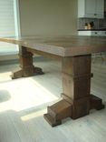 Reclaimed Wood Dining And Sofa Table Set. 2 small