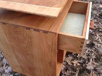 Cherry & Birdseye Maple Television Stand 2 small