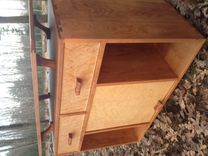 Cherry & Birdseye Maple Television Stand 5 small