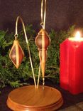 Turned Christmas Ornaments 1 small