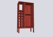 Wine Liqueur Cabinet 4 small
