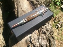 Steampunk Antique Pewter And Copper Bocote Engraved Pen 3 small