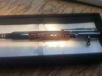 Bolt Action Pen In Gun Metal And Cocobolo With Engraving 1 small