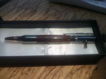 Bolt Action Pen In Gun Metal And Cocobolo With Engraving 4 small