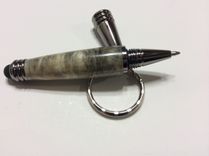 Beautiful Buckeye Burl Keychain Stylus/Pen 1 small