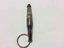 Beautiful Buckeye Burl Keychain Stylus/Pen 2 small
