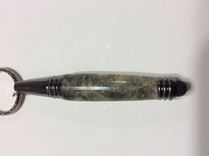 Beautiful Buckeye Burl Keychain Stylus/Pen 3 small