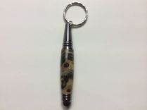 Beautiful Buckeye Burl Keychain Stylus/Pen 5 small