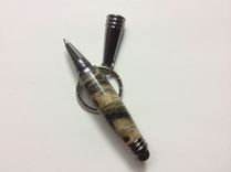 Beautiful Buckeye Burl Keychain Stylus/Pen 6 small