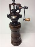 Antique Style Black Walnut Pepper Mill 3 small