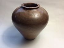 Woodturned Walnut Hollow Form 2 small