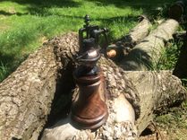 Antique Style Peppermill With Figured Walnut 2 small