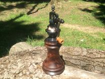 Antique Style Peppermill With Figured Walnut 3 small
