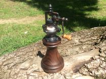 Antique Style Walnut Peppermill 3 small
