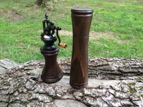 Walnut Antique Style Peppermill And Saltmill 3 small